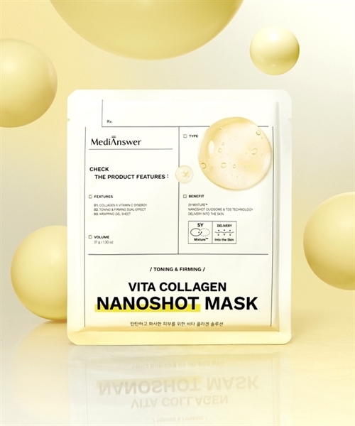 Mặt nạ thạch MEDIANSWER Vita Nanoshot Mask sáng da
